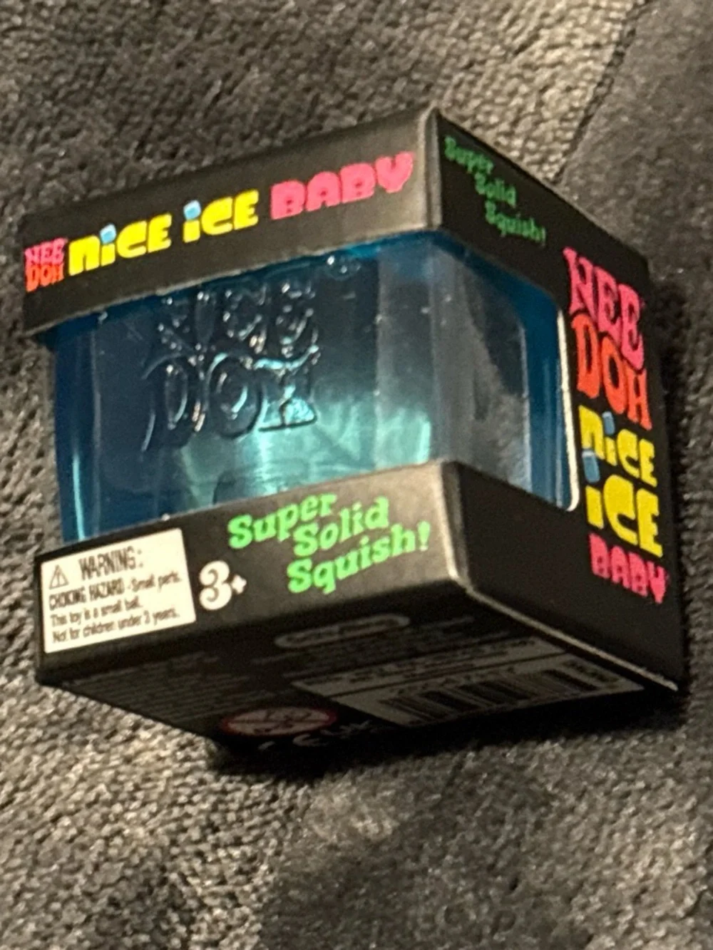 New DOH Nice Ice Baby Blue Squishy in Box Authentic